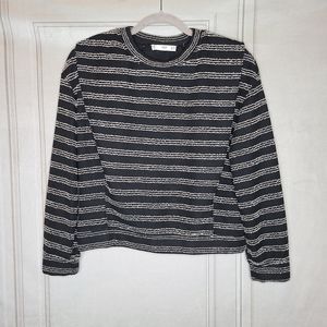 Mango Striped Sweater Top